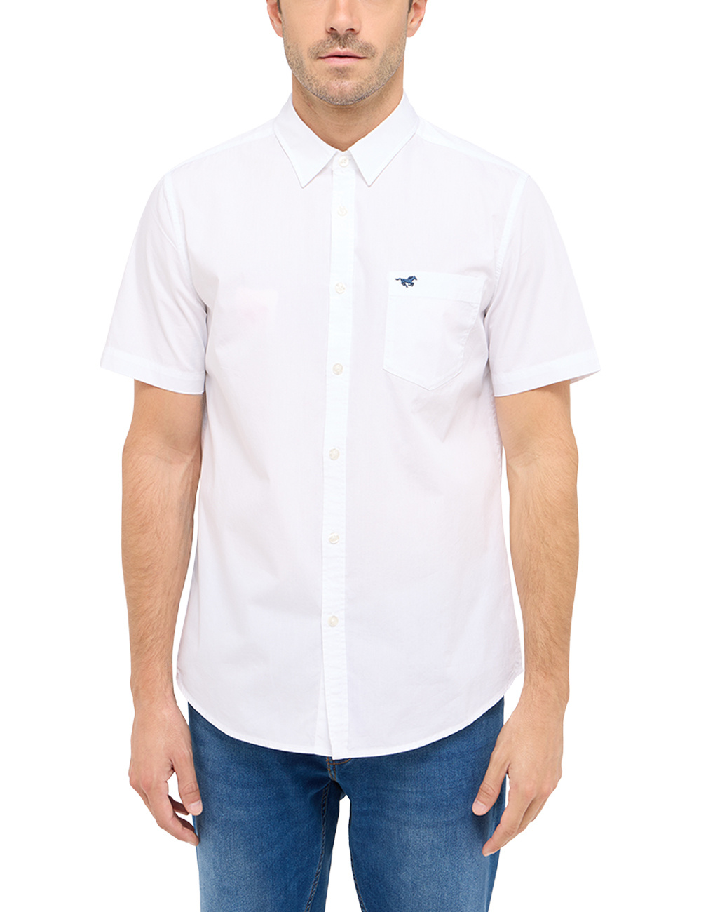 Męska Koszula Mustang Style Gilroy General White 1016251 2045