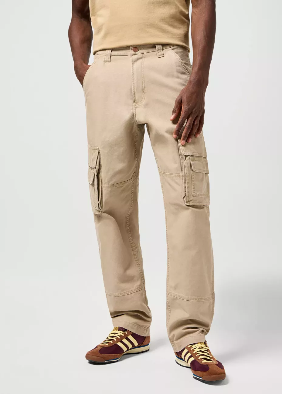 WRANGLER MĘSKIE SPODNIE BOJÓWKI WRANGLER CJ REL CARGO PANT KELP 112362823