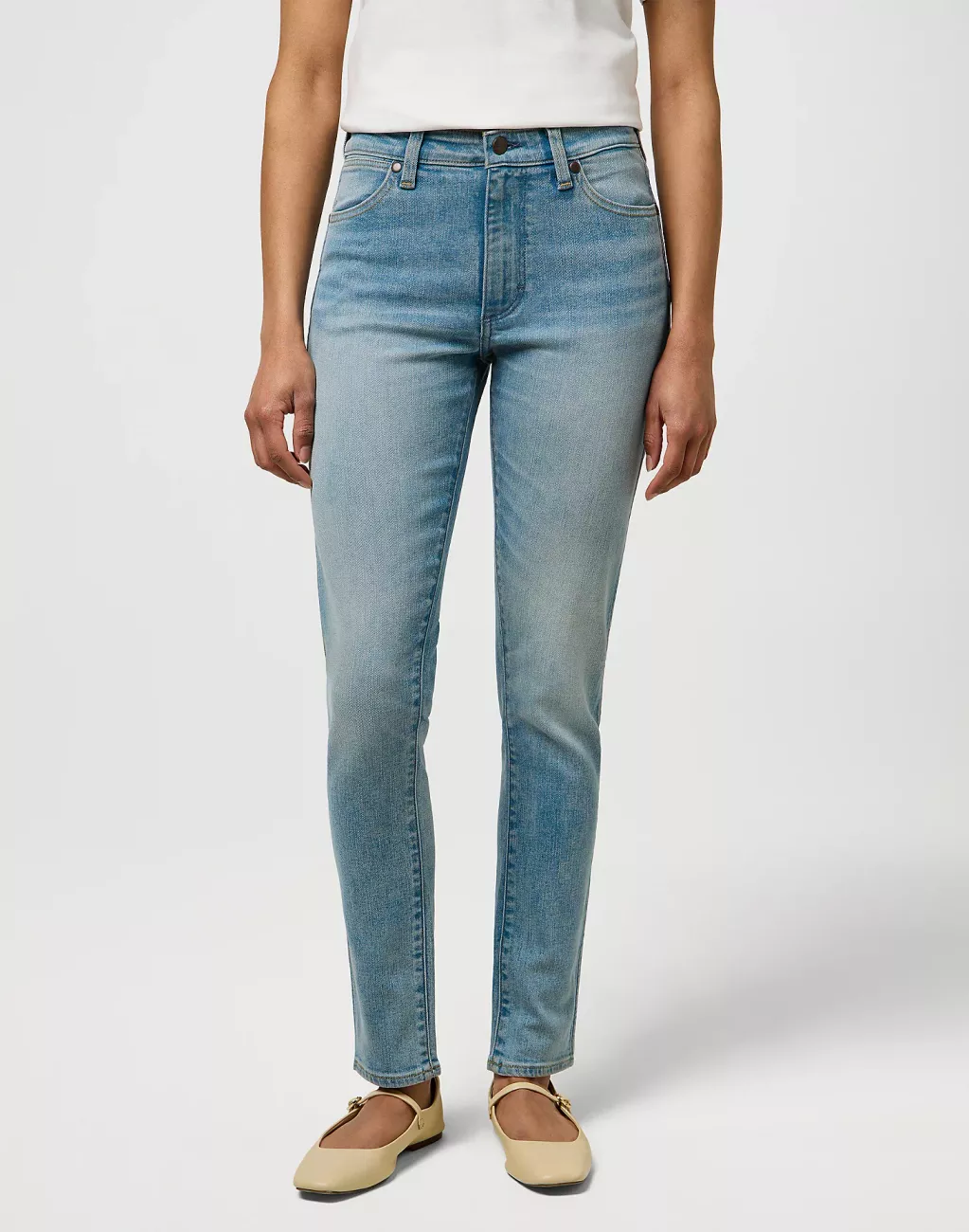 DAMSKIE SPODNIE WRANGLER SIENNA ARTIC FORGE 112371156