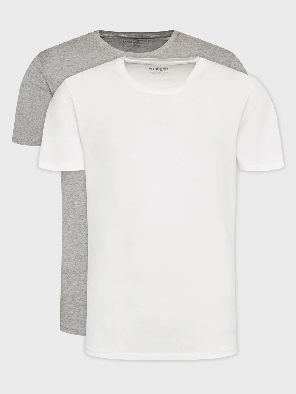 MESKA KOSZULKA WRANGLER 2 PACK TEE MID GREY MELEE 112321465