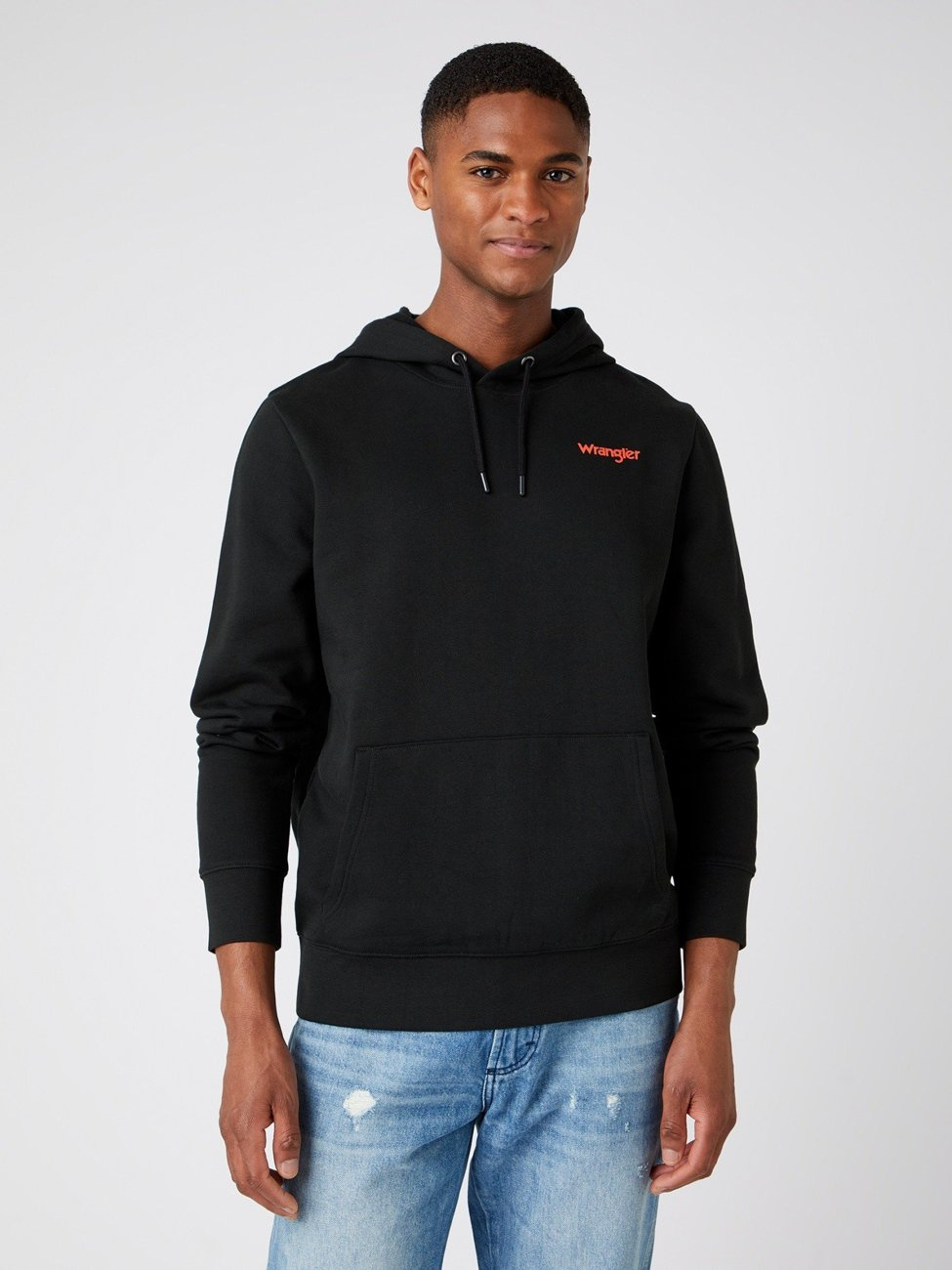 MĘSKA BLUZA Z KAPTUREM WRANGLER VIBRATIONS HOODY BLACK W680H1100 112141473