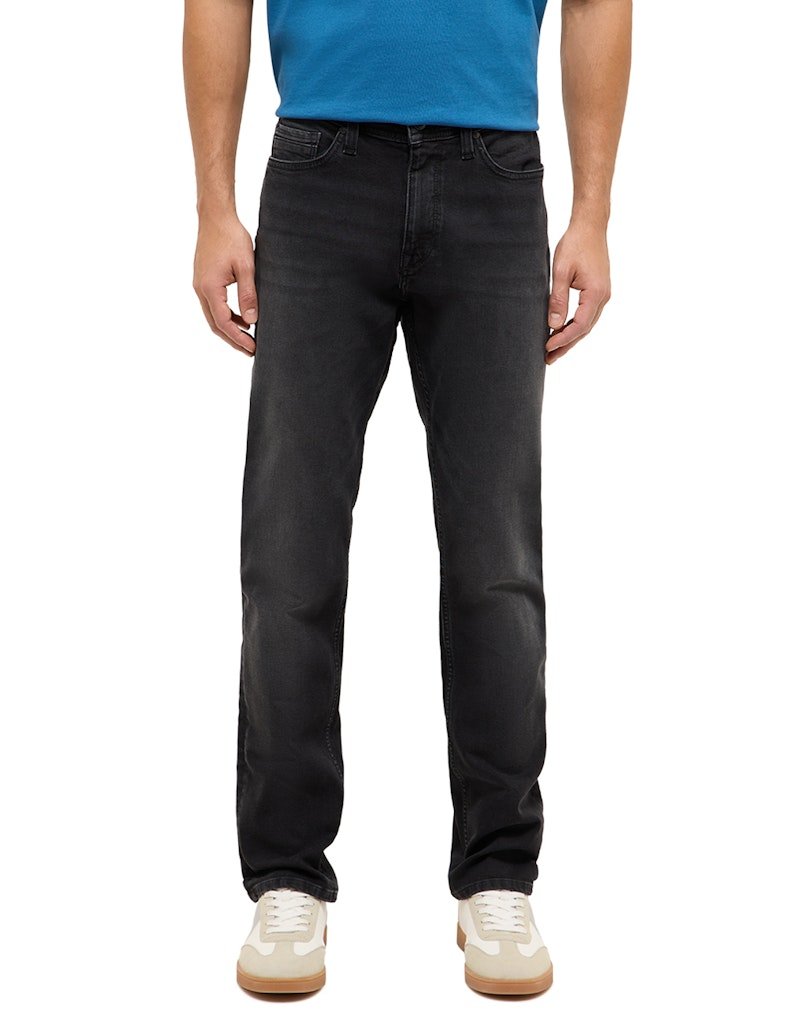 Męskie Spodnie Jeansowe Mustang Style Vegas Slim Denim Black 1017421 4000 803