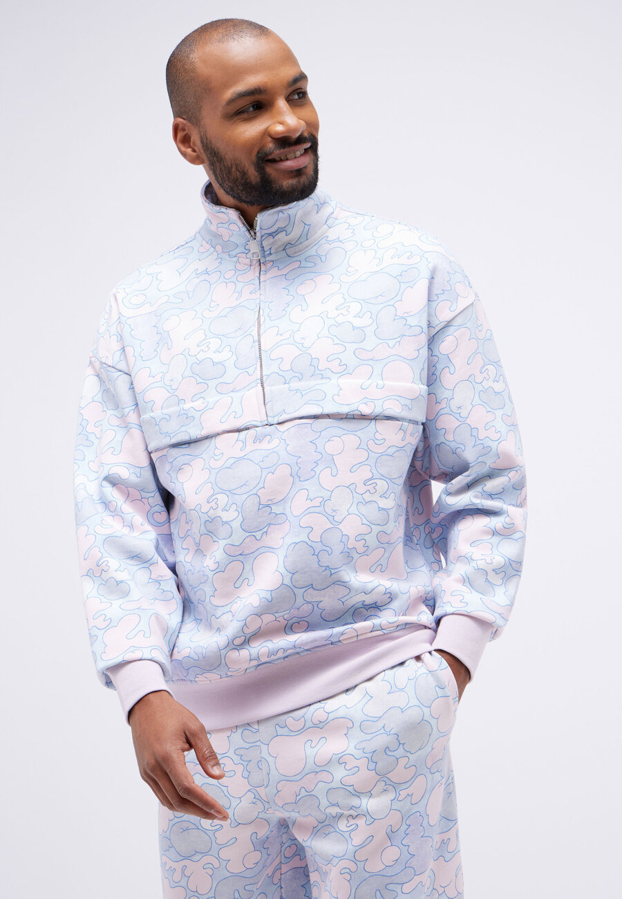 MĘSKA BLUZA MUSTANG Franklin AOP Collab Mustang X Philipp Deines 1015000 12561