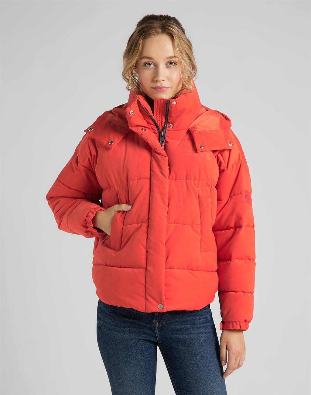 LEE PUFFER JACKET DAMSKA KURTKA PUCHOWA POINCIANA L56VMMOL 112113120
