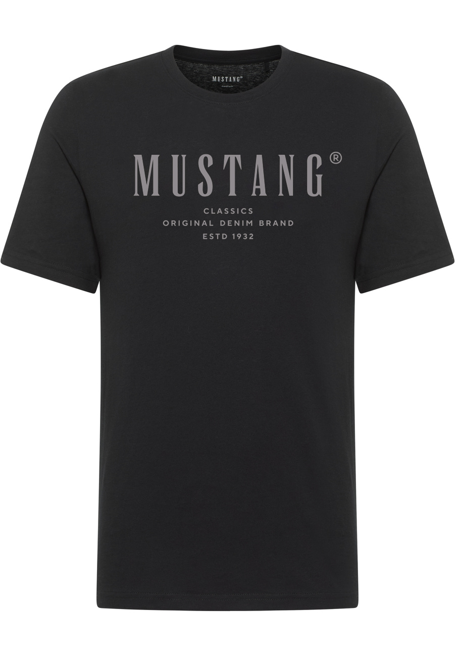 Męski T-Shirt Mustang Style Alex Black 1017329 4142