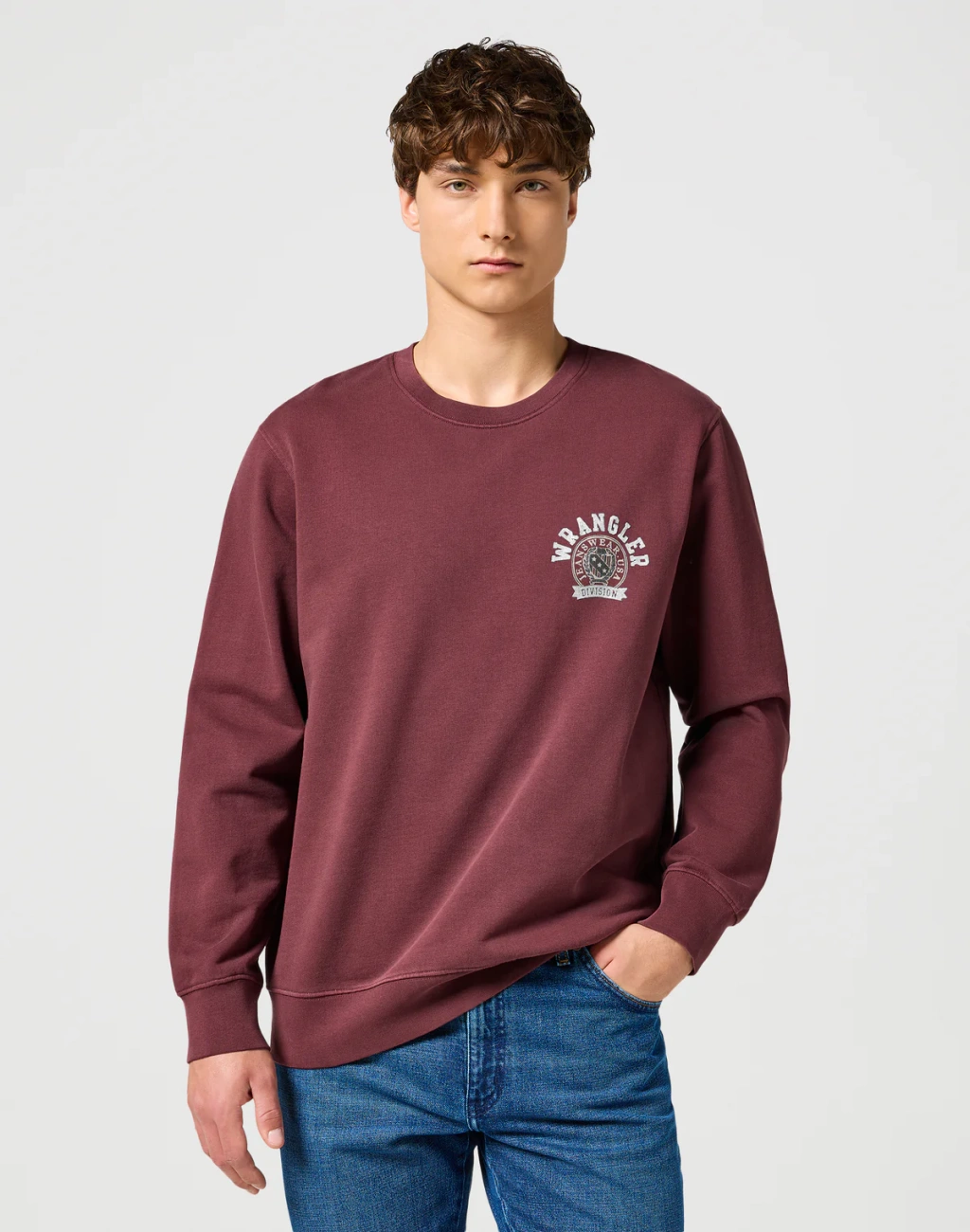 WRANGLER MĘSKA BLUZA CREWNECK SWEAT SHIRT 112357331 W6K0016299