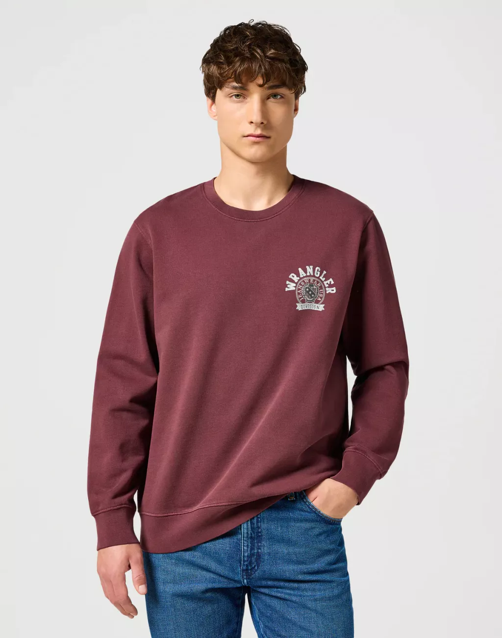WRANGLER MĘSKA BLUZA CREWNECK SWEAT SHIRT 112357331 W6K0016299