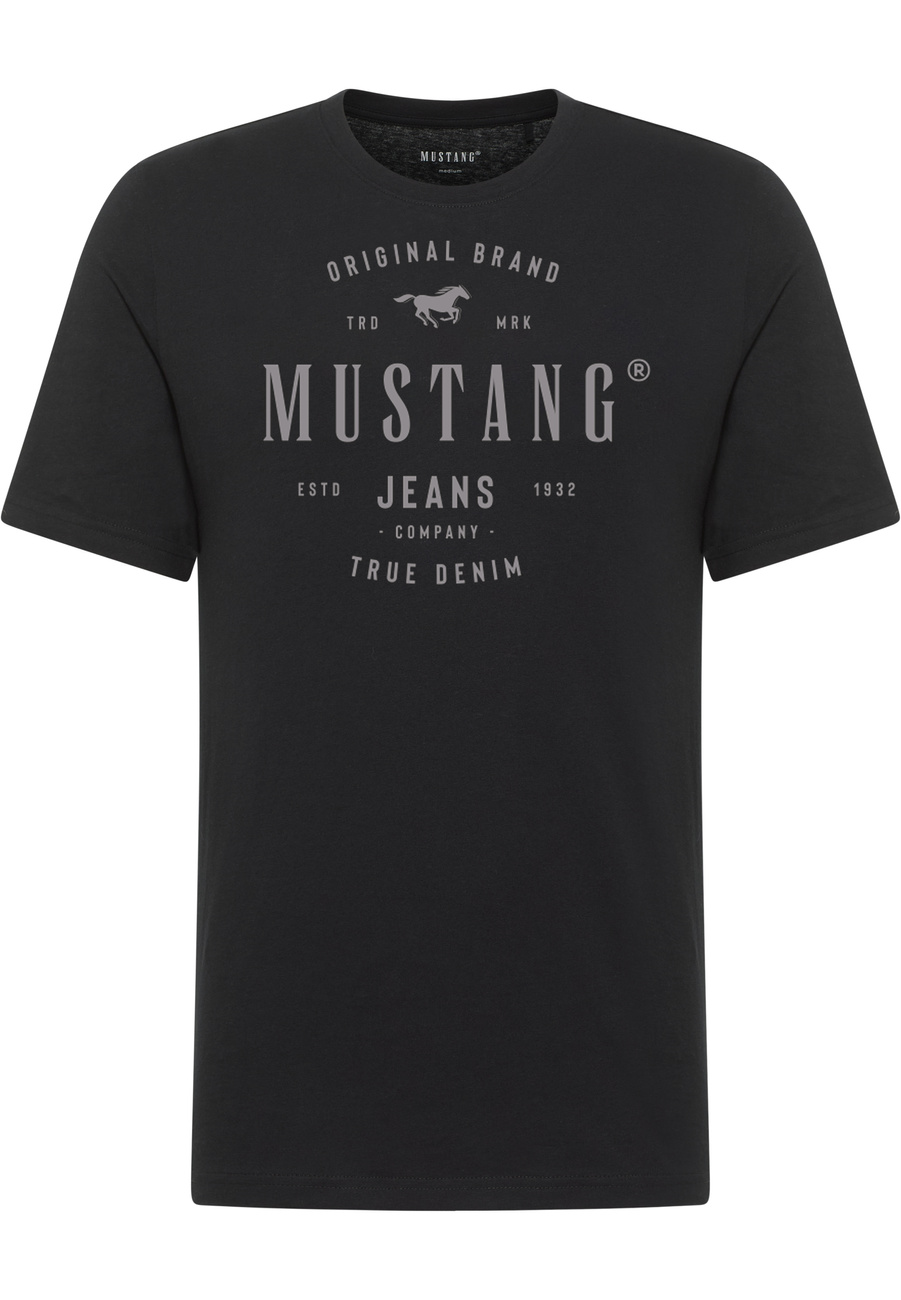 Męski T-Shirt Mustang Style Alex Black 1017331 4142
