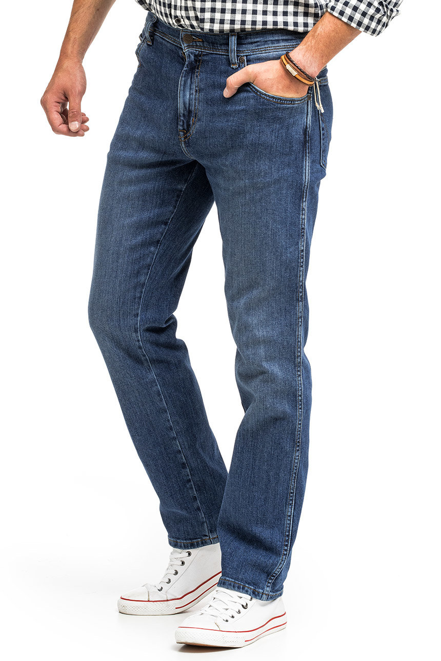 WRANGLER TEXAS MĘSKIE SPODNIE JEANSOWE THE MOMENT AUTHENTIC STRAIGHT W121OCR25 112319229
