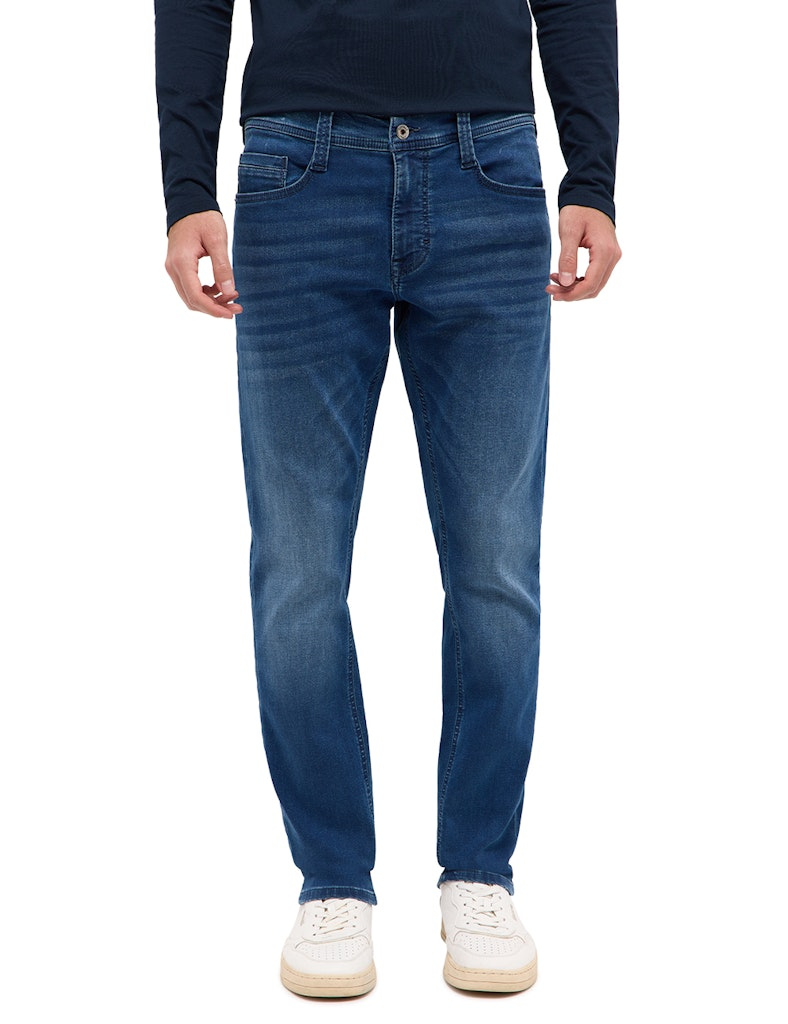 Męskie Spodnie Jeansowe Mustang Style Oregon Slim K Denim Blue 1016321 5000 403
