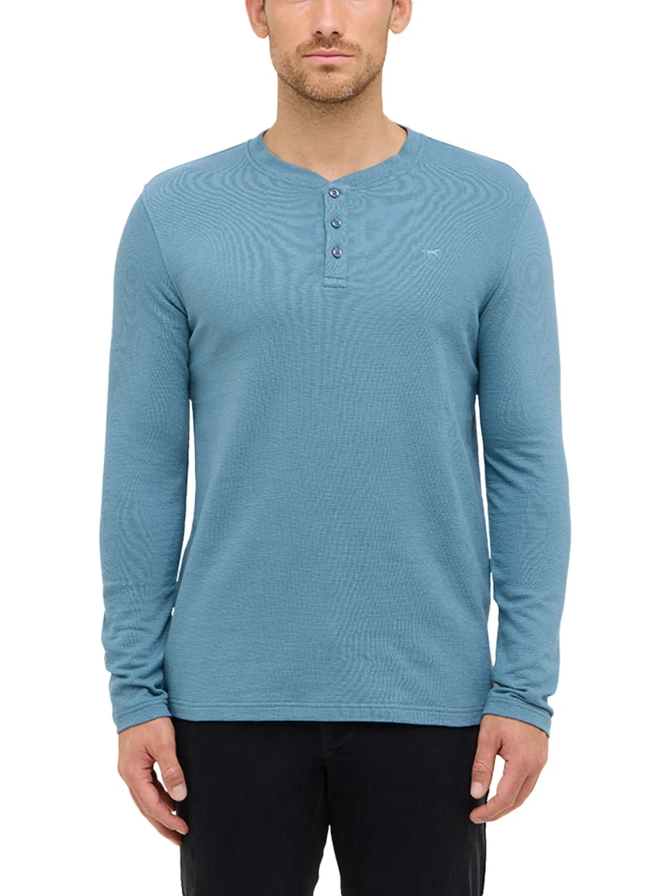 Męski Longsleeve Mustang Style Atchison Bluestone 1016877 5180