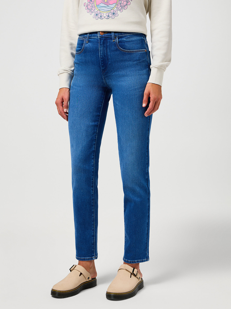 DAMSKIE SPODNIE WRANGLER STRAIGHT RUSTIC 112351017