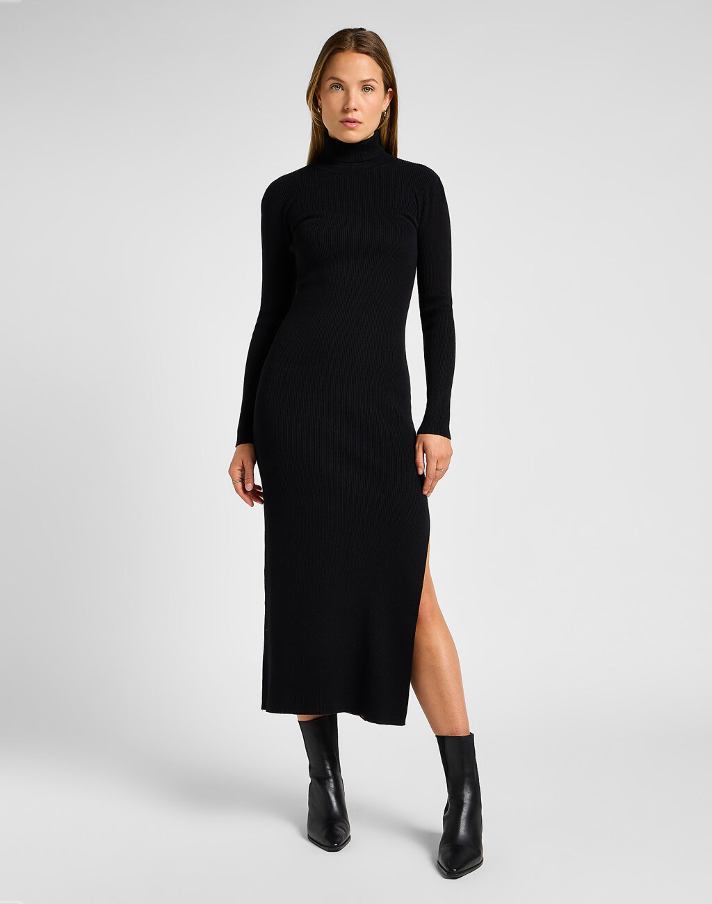 LEE DAMSKA SUKIENKA Dzianinowa KNITTED DRESS 112358303 LI81011656