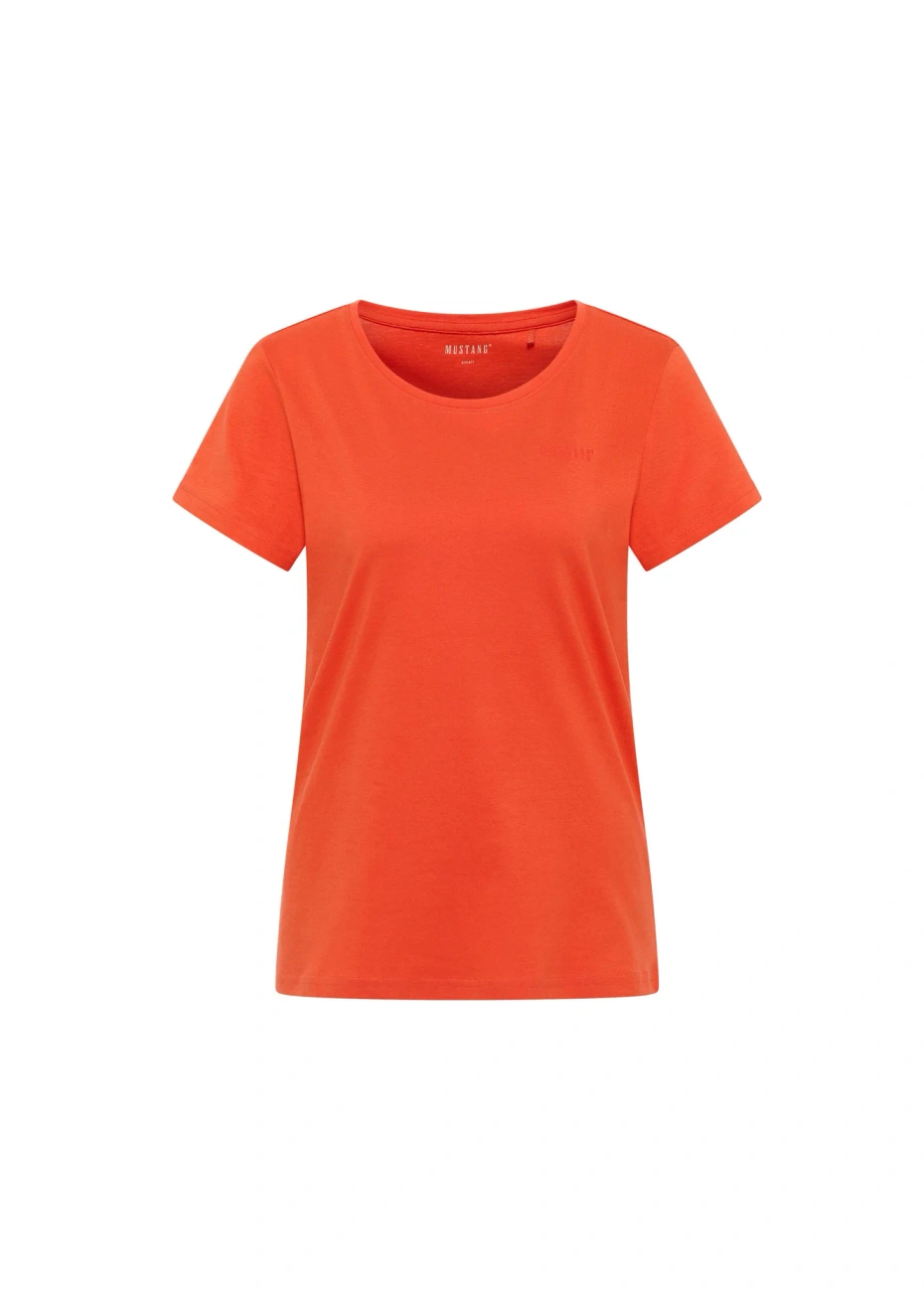 Damski T-Shirt Mustang Style Alma Red Clay 1016511 7116