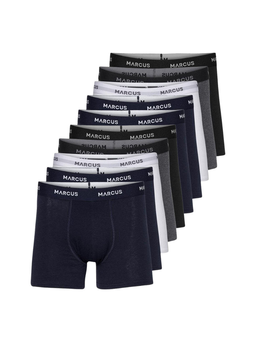 10PAK Zestaw Męskich Bokserek Marcus Roxy Solid 40-200083 7050