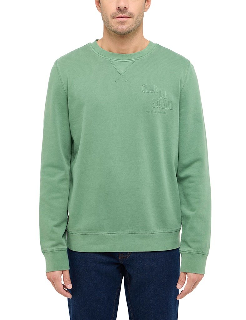 Męska Bluza Nierozpinana Mustang Style Clio Dark Ivy 1016260 6326