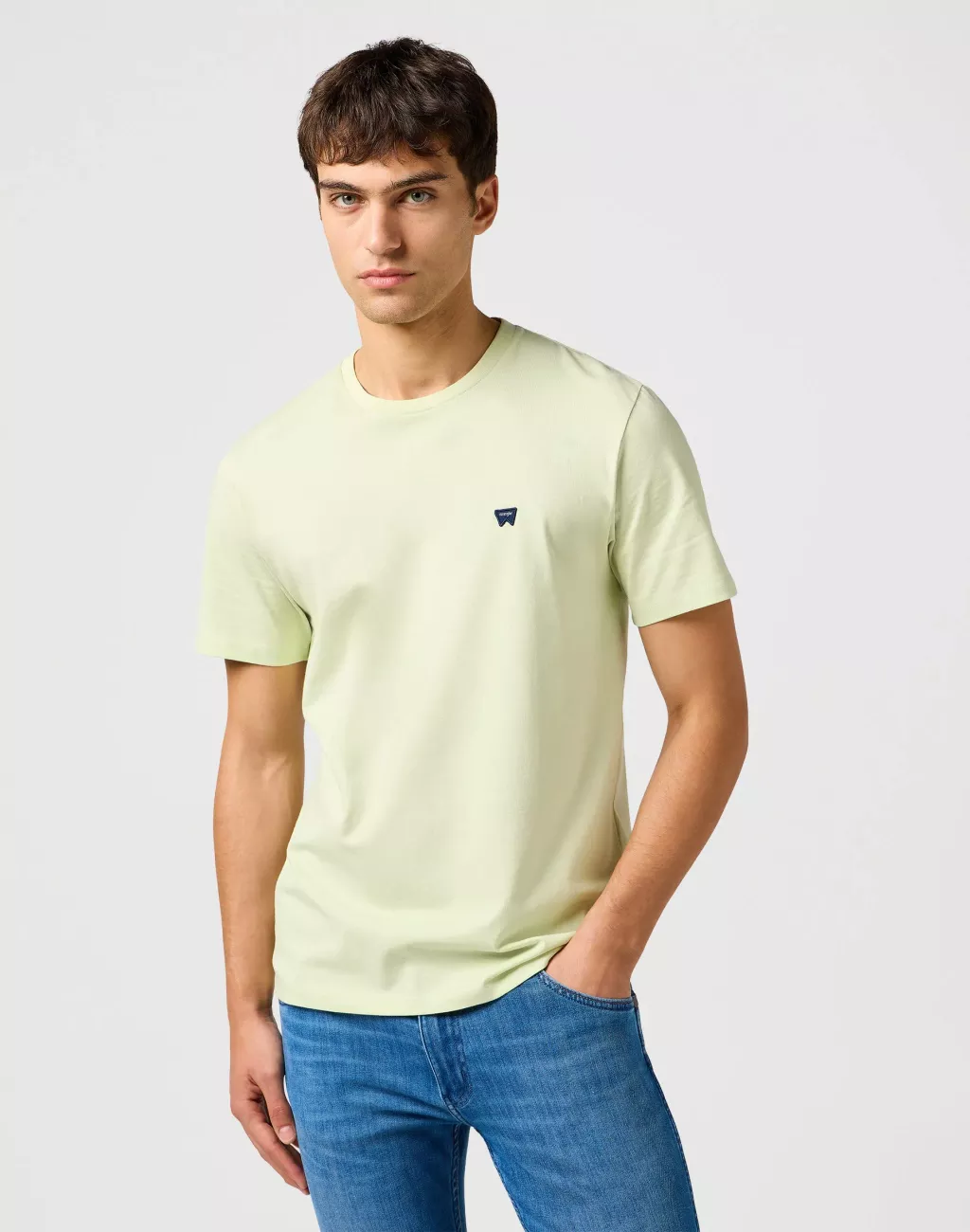 MESKA KOSZULKA WRANGLER SIGN OFF TEE SEAFOAM GREEN 112362681