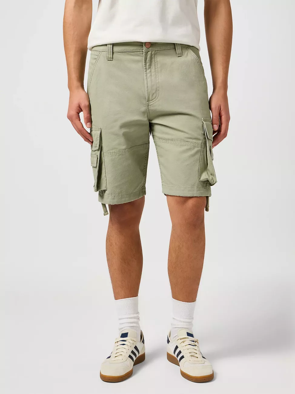 WRANGLER MĘSKIE SPODENKI WRANGLER CJ CARGO SHORTS TEA 112362504