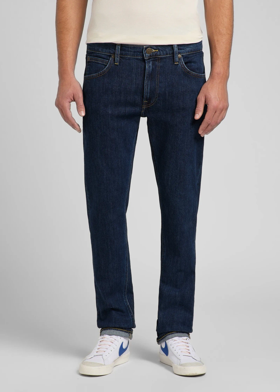 LEE MĘSKIE SPODNIE JEANSOWE LEE DAREN ZIP FLY DEEP DARK STONE 112144406