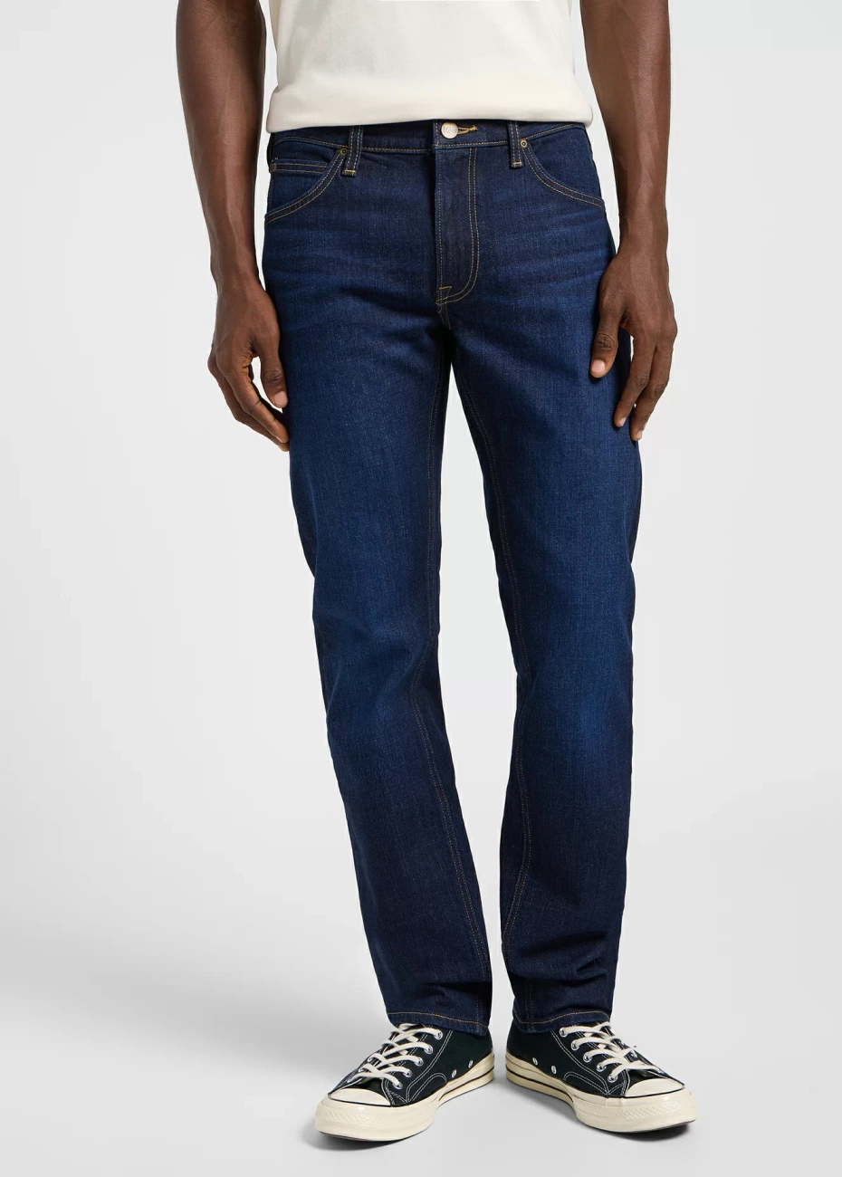 MESKIE SPODNIE LEE DAREN ZIP FLY SIREN INDIGO 112365746