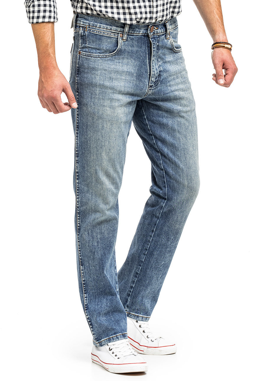 WRANGLER TEXAS MĘSKIE SPODNIE JEANSOWE AUTH INDIG W1215915Q 112324513