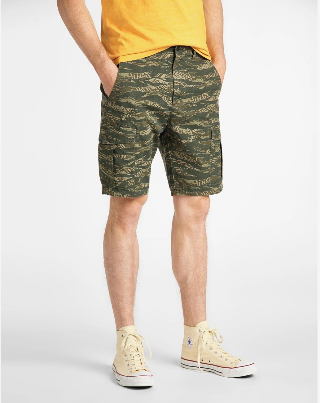 SZORTY MĘSKIE LEE FATIGUE SHORT CAMO L73BCJ86 112120337