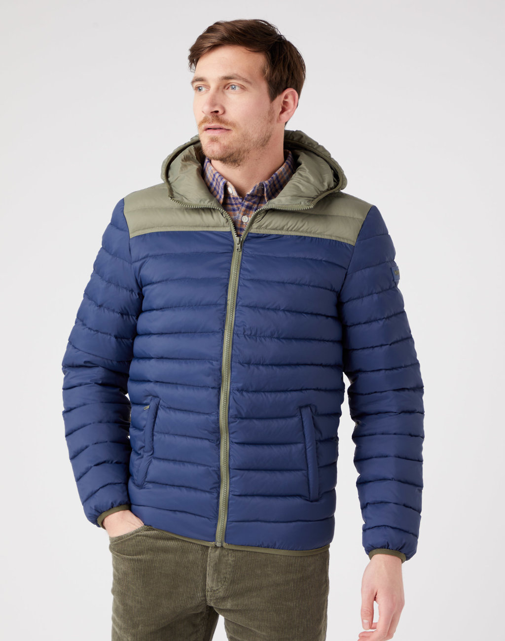 WRANGLER PUFFER JACKET MĘSKA KURTKA PRZEJŚCIOWA NAVY W4B1WA114 112319932
