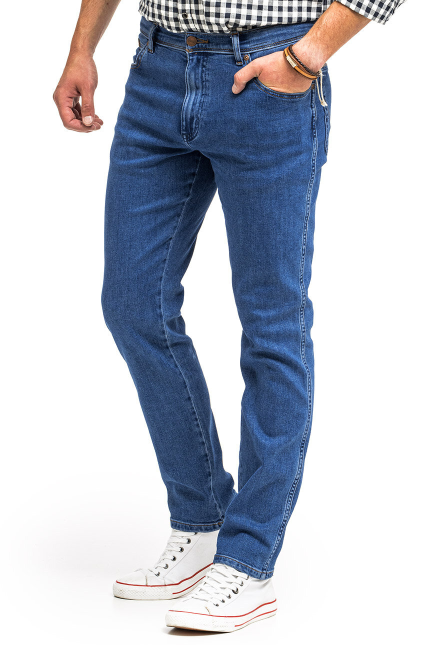 WRANGLER TEXAS SLIM MĘSKIE SPODNIE JEANSOWE THE STONE RIDE W12SYI39U 112145803