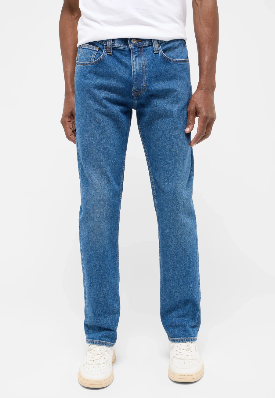 Męskie Spodnie Jeansowe Mustang Style Orlando Slim Denim Blue 1016314 5000 581