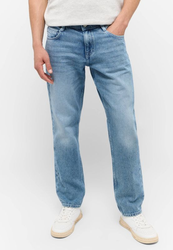 Męskie Spodnie jeansowe Mustang Style Denver Straight Denim Blue 1015522 5000 303