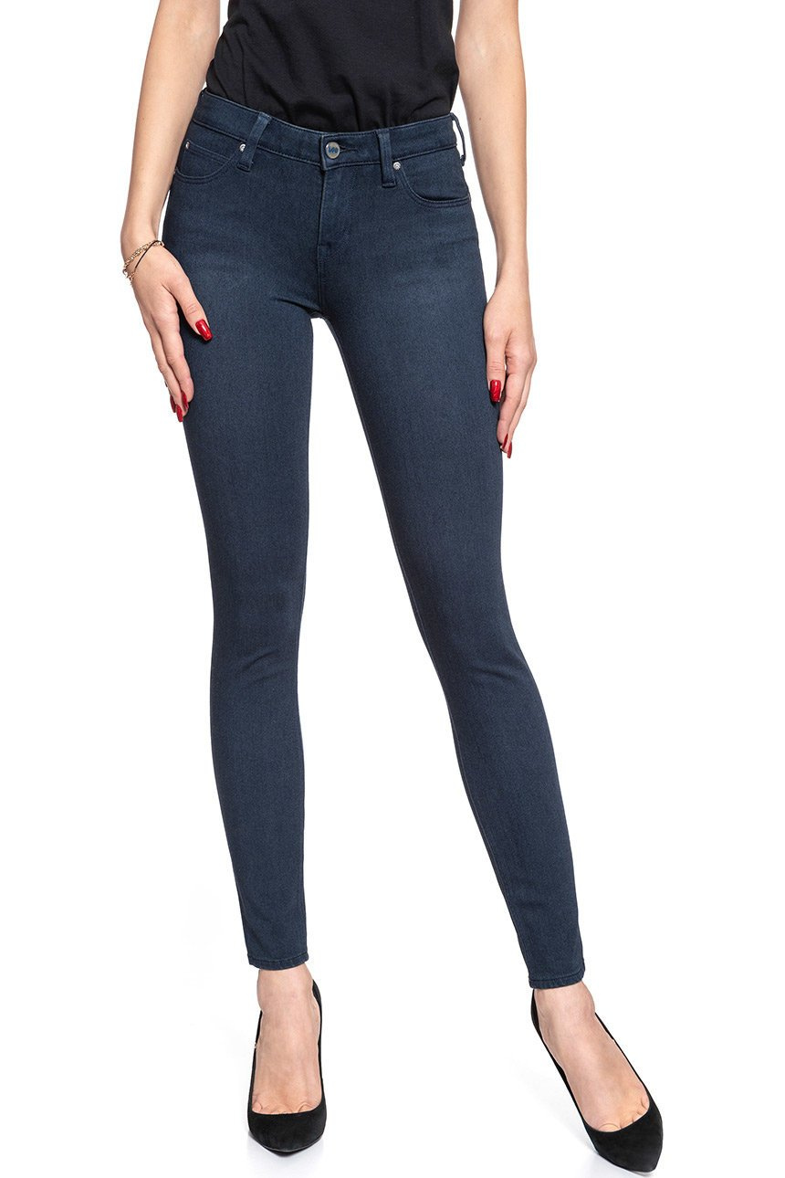 SPODNIE DAMSKIE LEE SCARLETT BLUE BLACK WAVE L506ELKZ 112111176