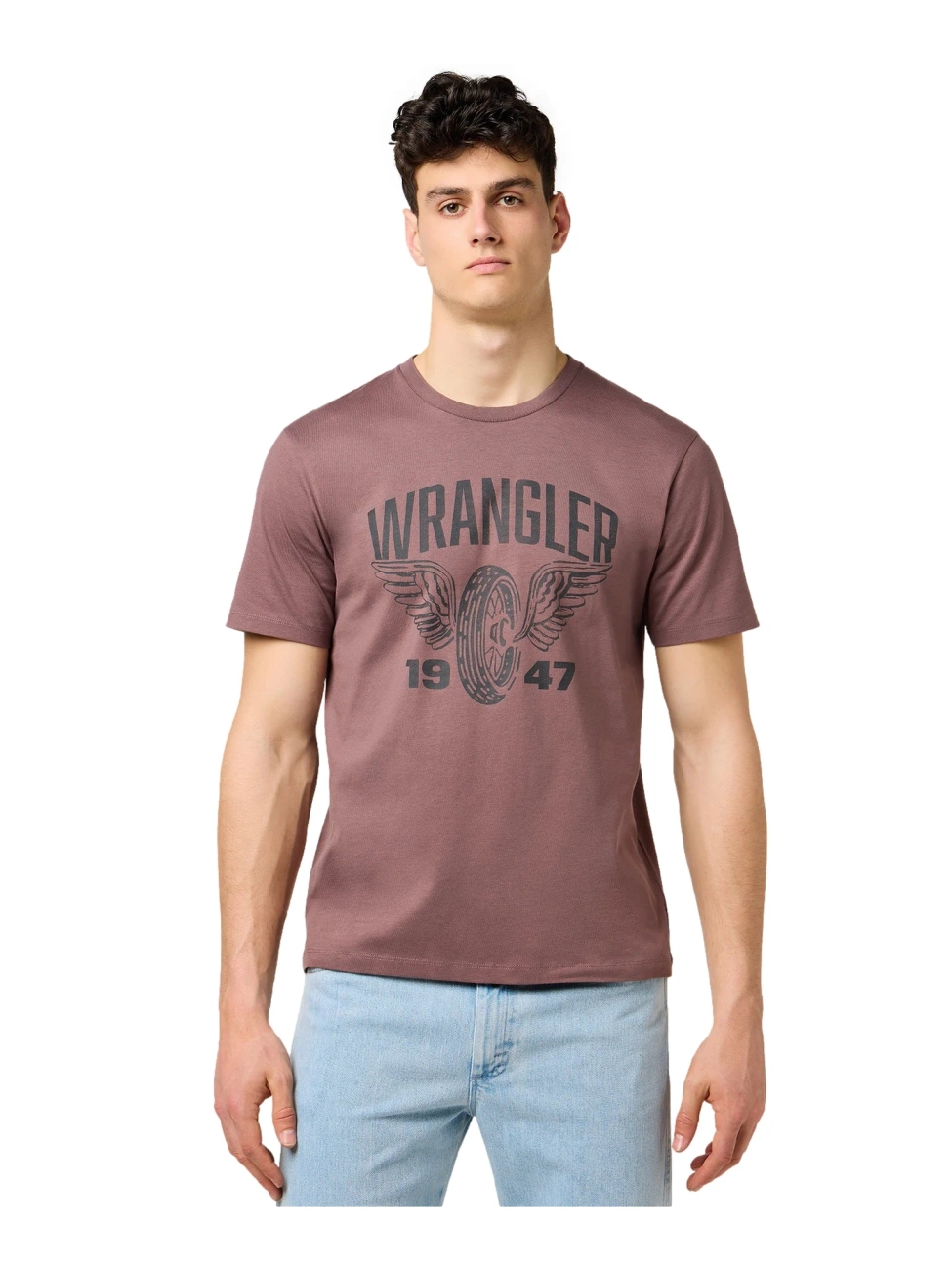 MESKA KOSZULKA WRANGLER AMERICANA TEE PEPPERCORN 112371476