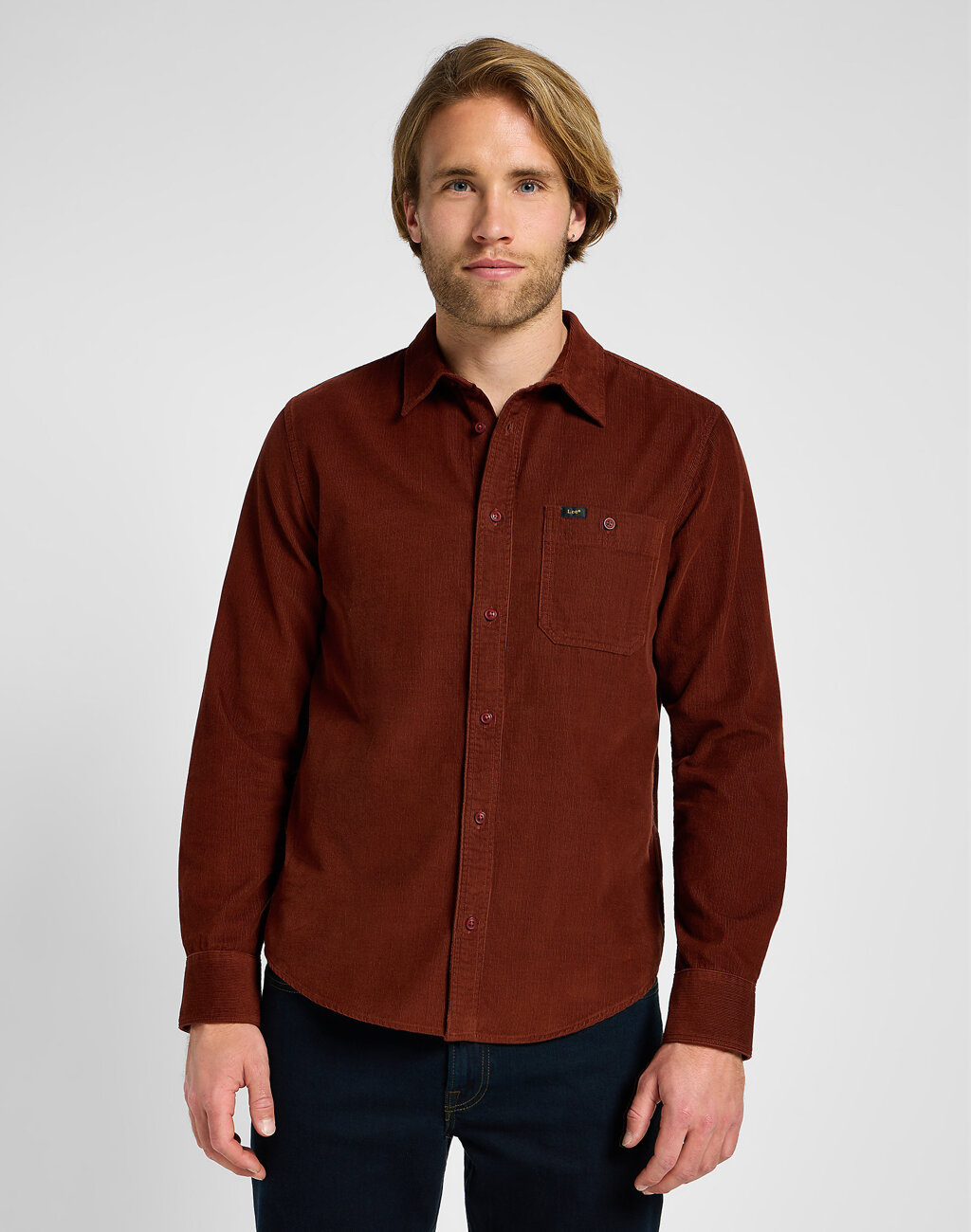 MESKA KOSZULA LEE SURE SHIRT DARK GLICIA 112355736 L66N008525