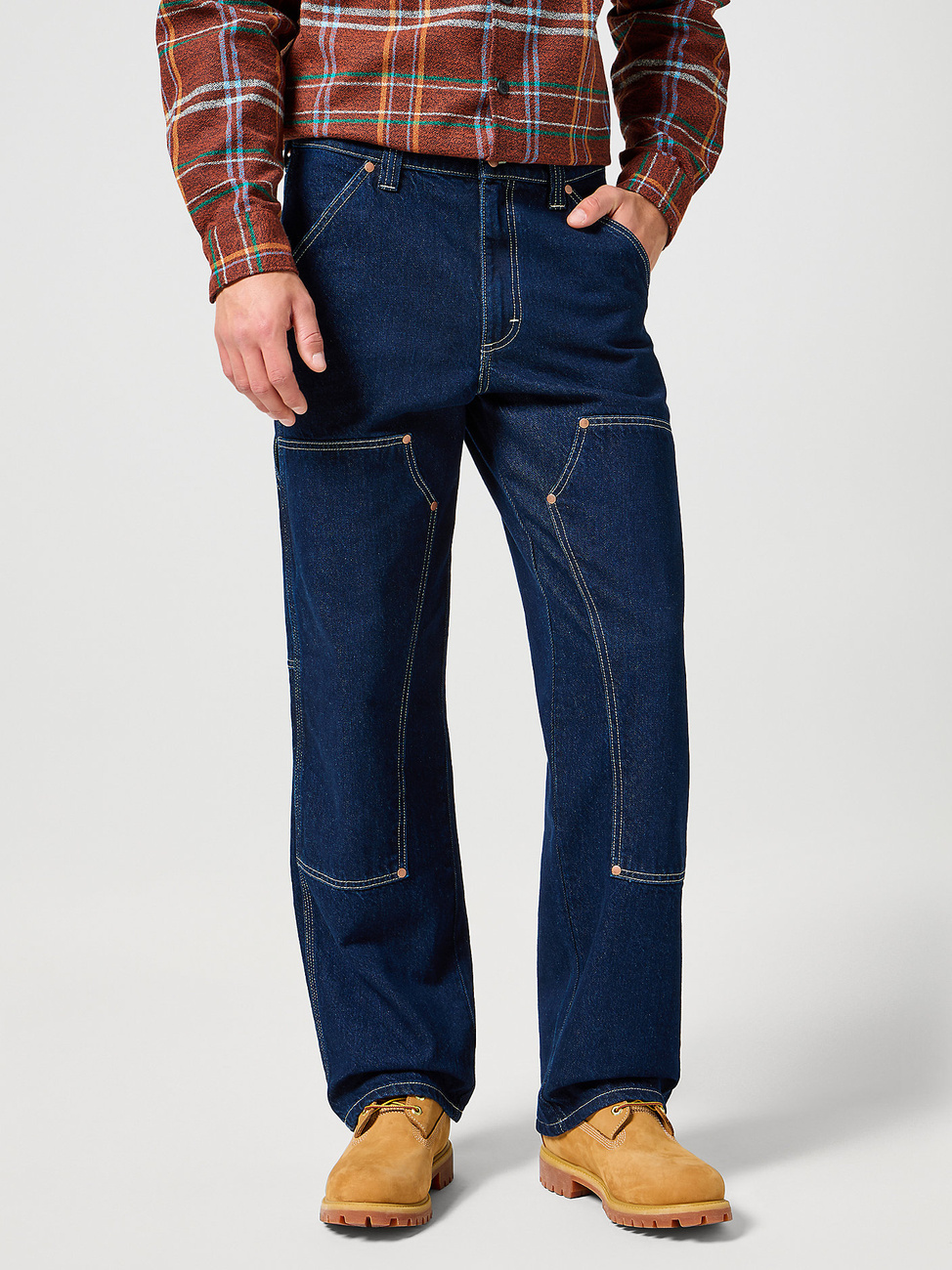 MESKIE SPODNIE WRANGLER RELAXED STRAIGHT BAD HOSS 112357438