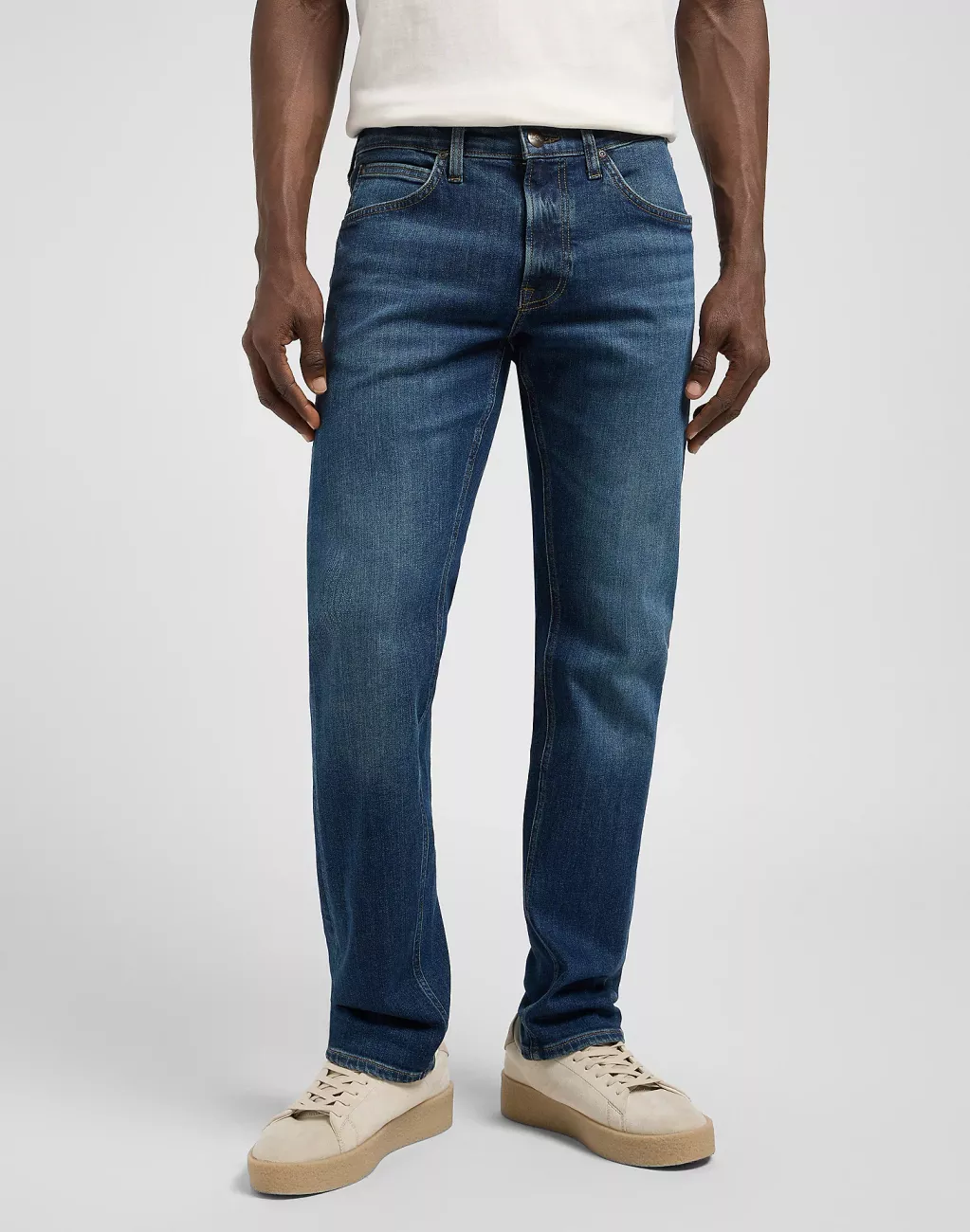 MESKIE SPODNIE LEE DAREN ZIP FLY RUSTY RIVET 112370644