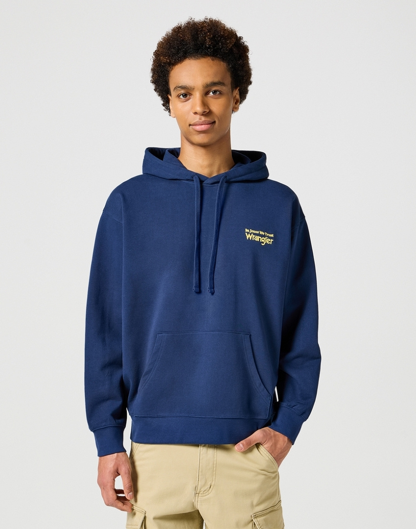 WRANGLER MĘSKA BLUZA Z KAPTUREM HOODIE 112357369