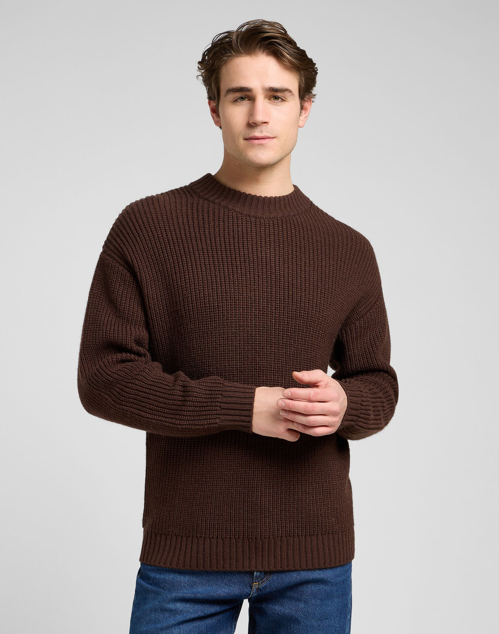 MESKI SWETER LEE CHUNKY CREW NECK ARABICA 112370541