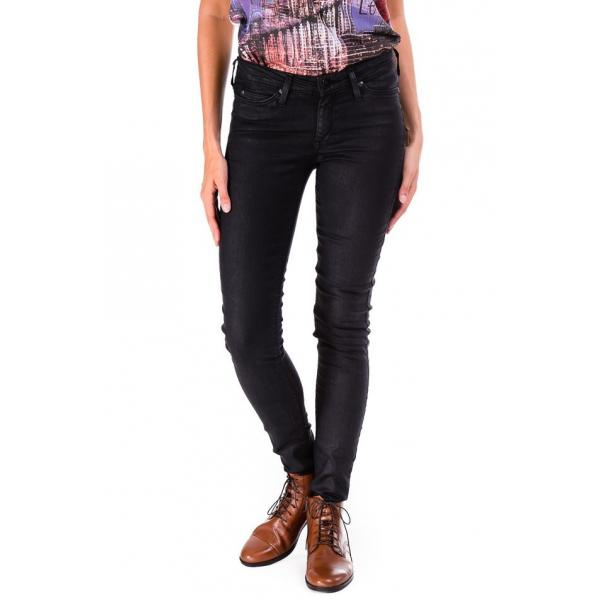 JEANSY DAMSKIE LEE SCARLETT BLACK COATED L526EEFB