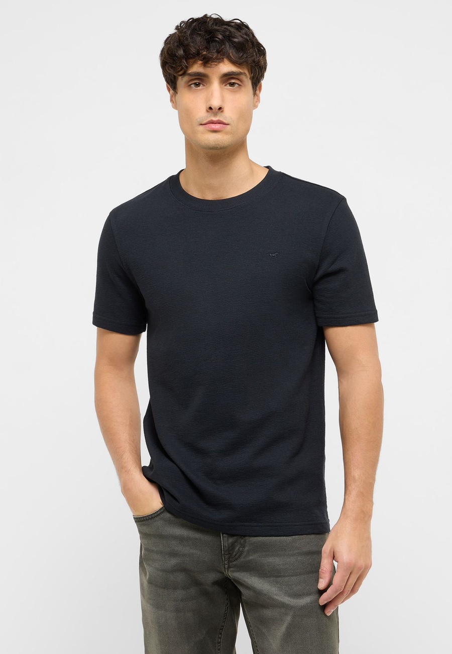 Męski T-Shirt Mustang Style Austin Jet Black 1016872 4188