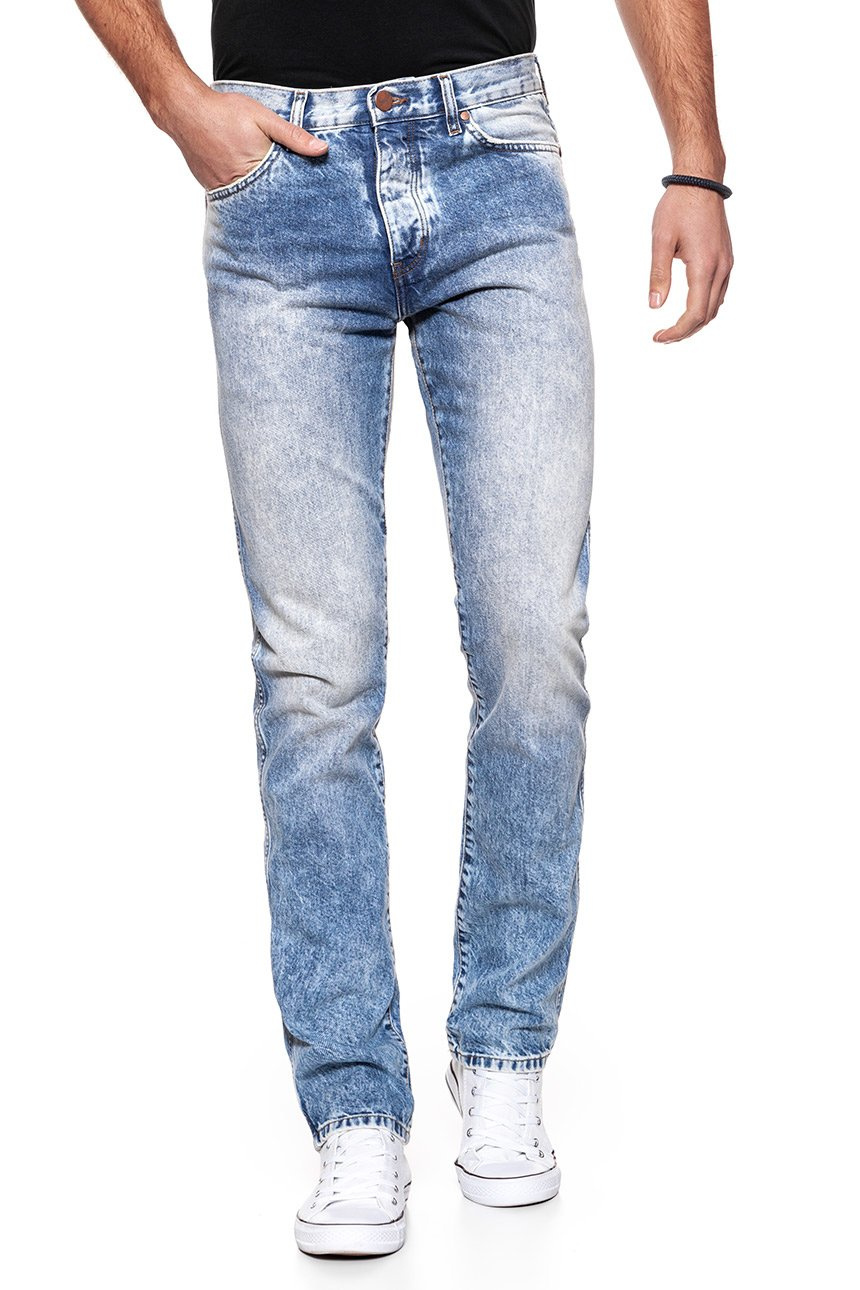 SPODNIE MĘSKIE WRANGLER SPENCER GLASTON BLUE W16AGW13S 112127214
