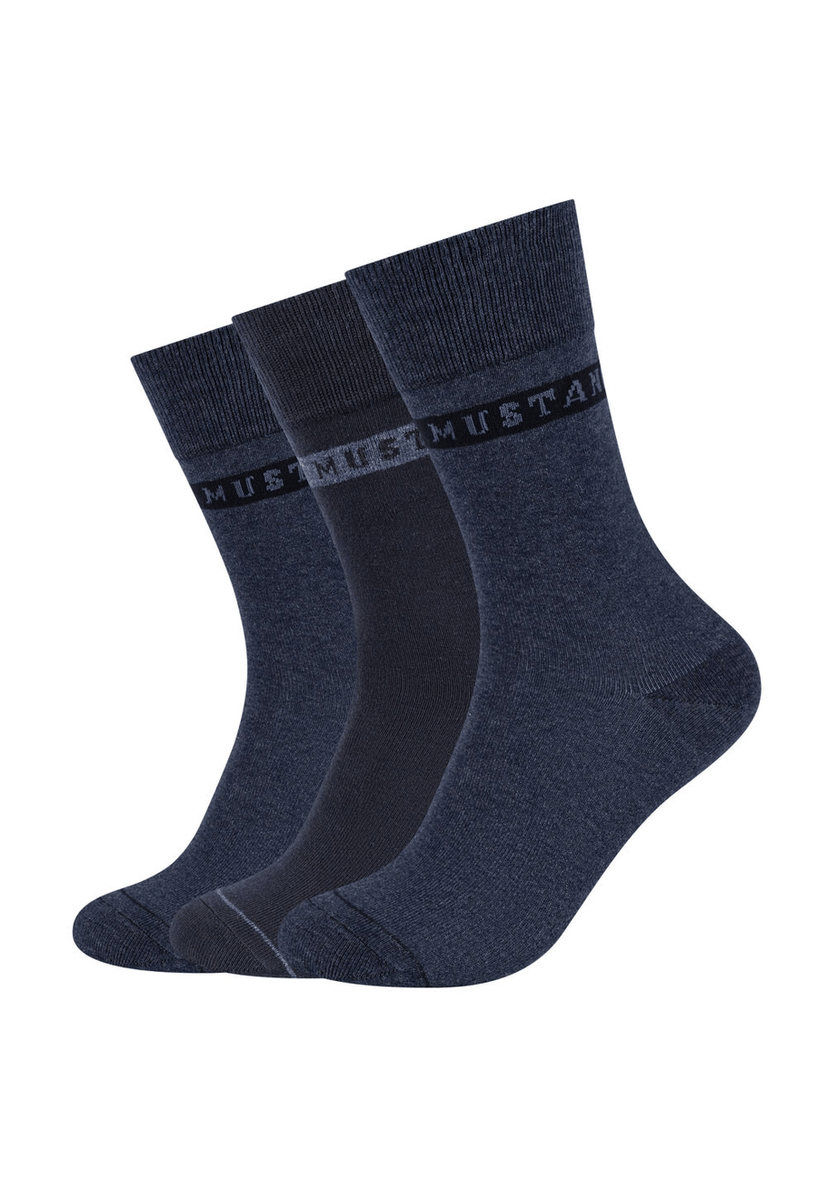 3 pack Męskie Skarpety MUSTANG jeans mix MU31039 – 5703