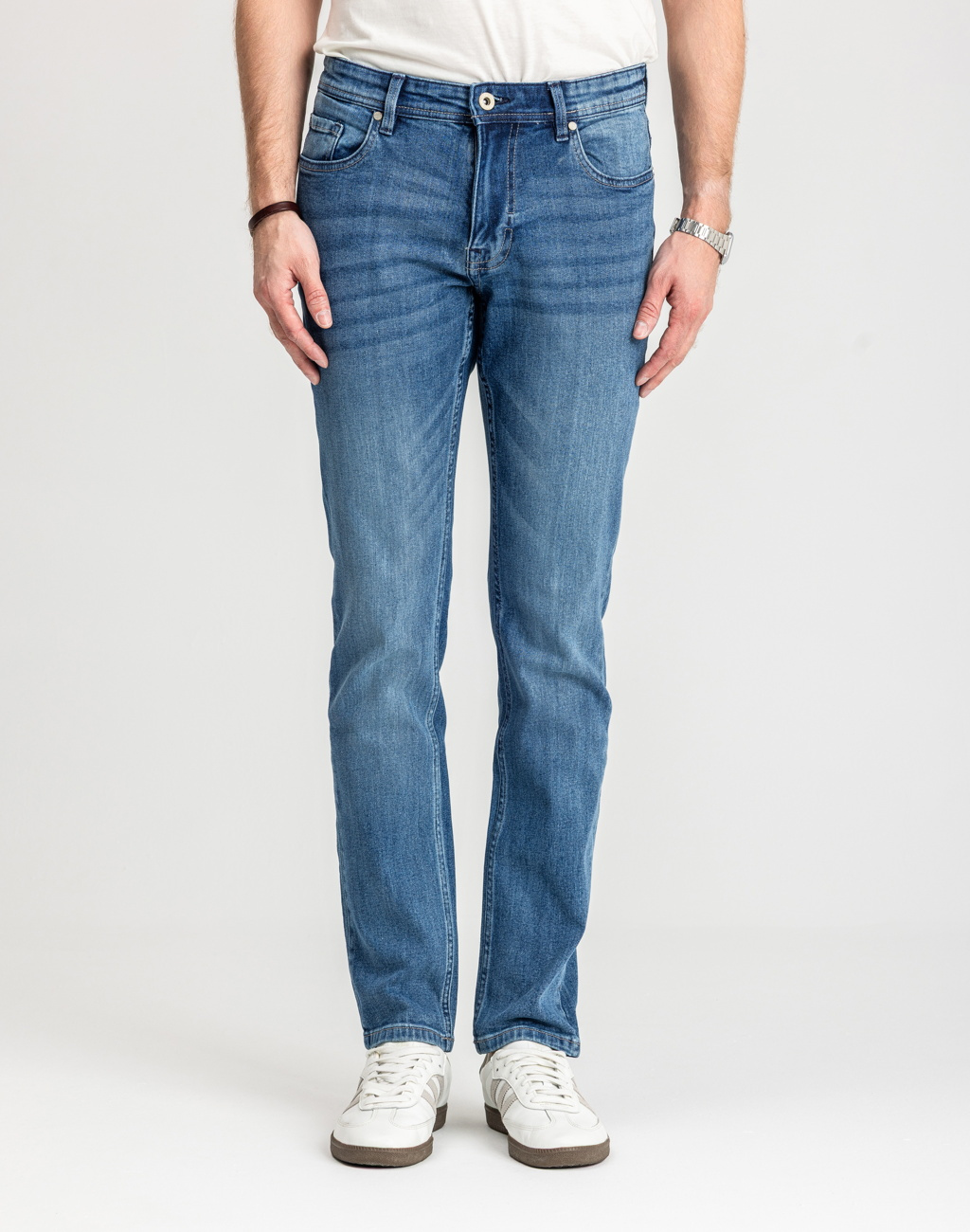 Męskie Spodnie Jeansowe Marcus Felix 2211 Urban Blue Used 14-200296