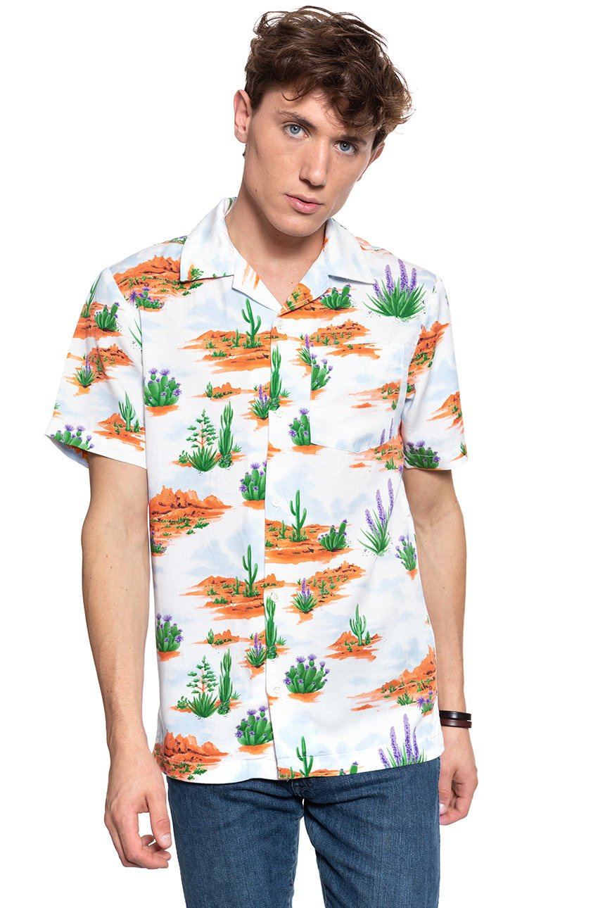 KOSZULA WRANGLER SS RESORT GLOW ORAN W59076H48 112129662