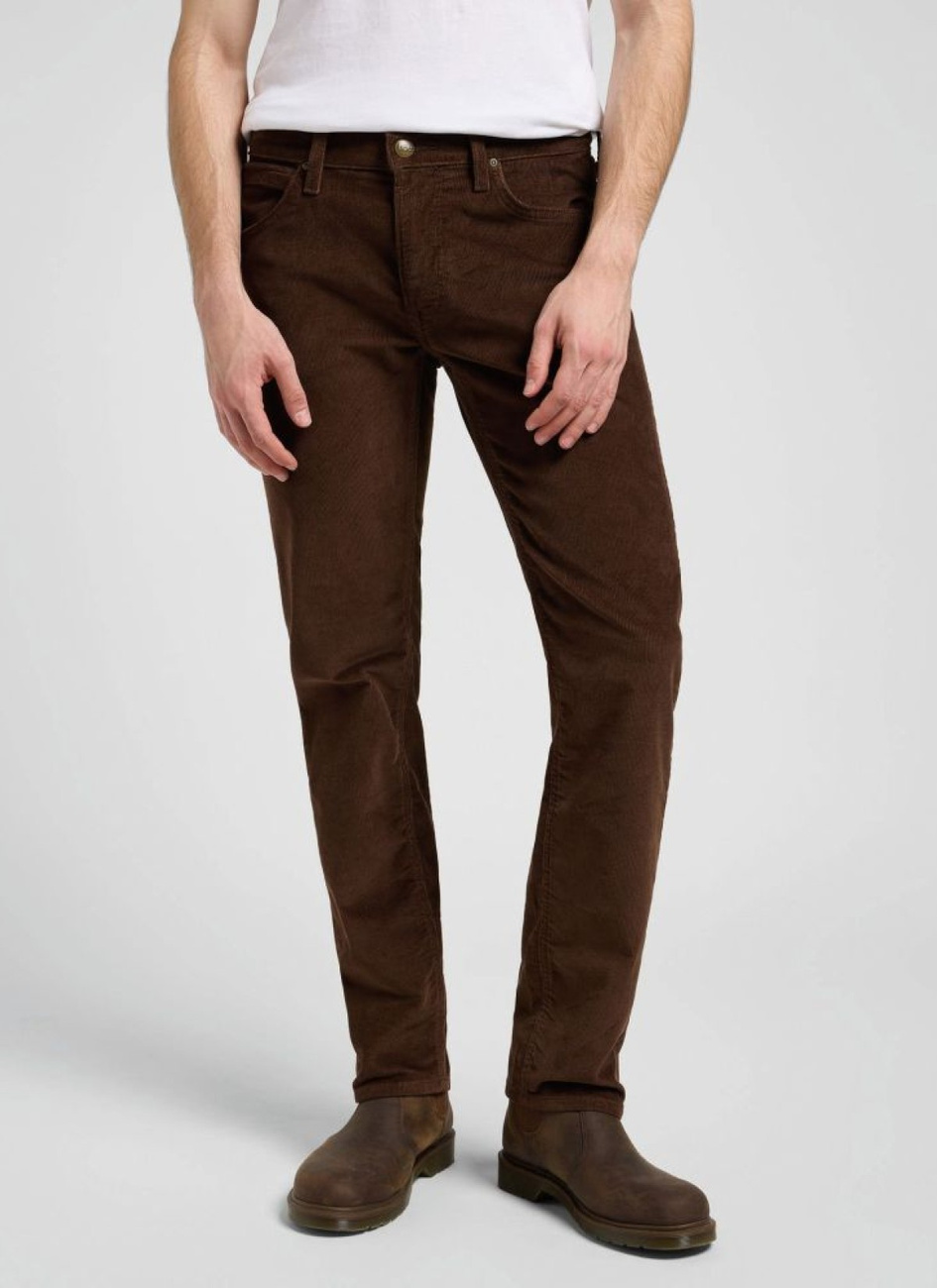 MESKIE SPODNIE LEE DAREN ZIP FLY ARABICA 112370650