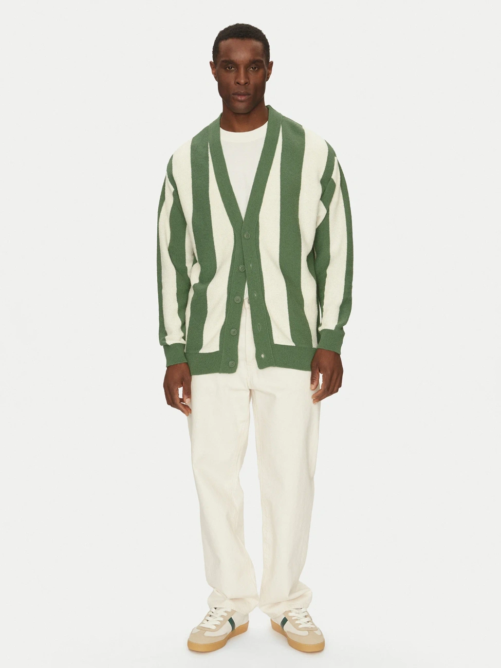 Mustang Style Edgar Dark Ivy 1016303 6326 MĘSKI SWETER