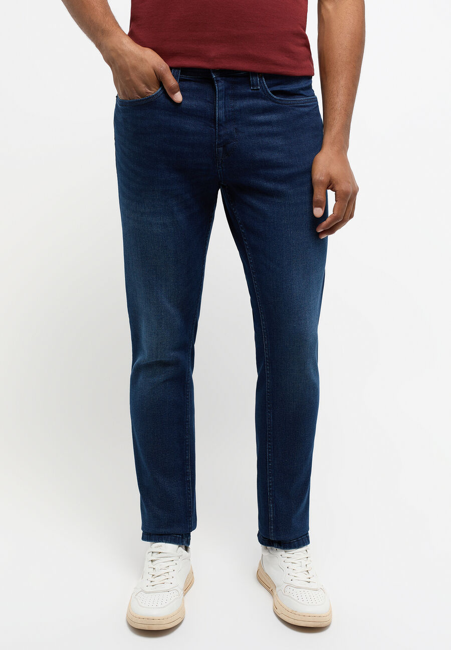 MĘSKIE SPODNIE JEANSOWE MUSTANG ORLANDO SLIM DENIM BLUE 1014252 5000 883