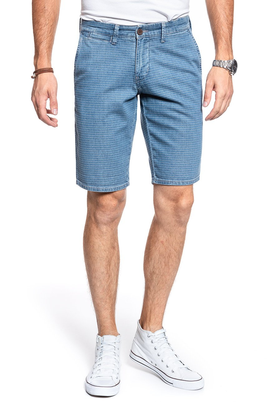 SPODENKI MUSTANG Classic Chino Short Denim Blue 1007751 5000 310
