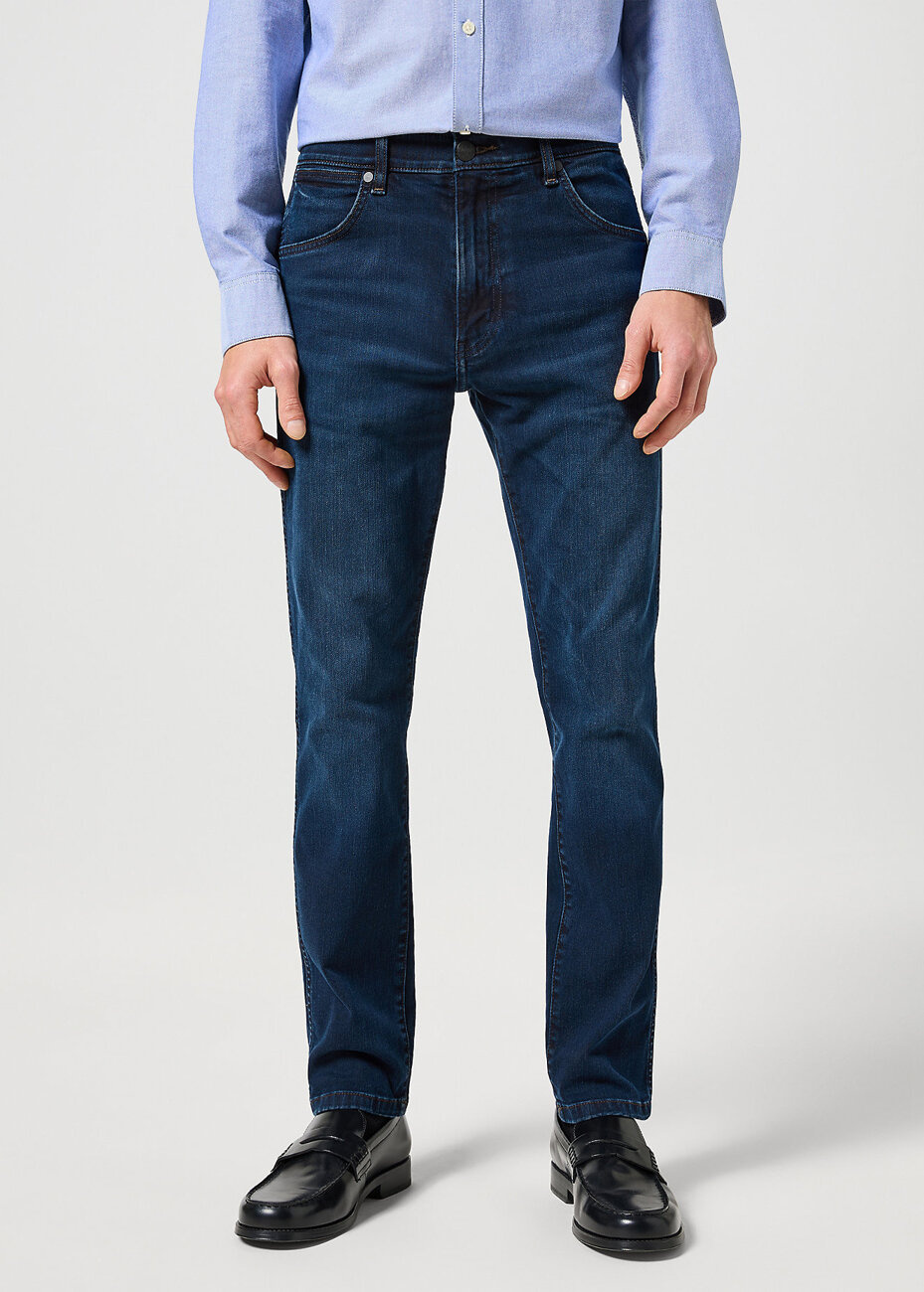 WRANGLER MĘSKIE SPODNIE JEANSOWE LARSTON MIDNIGHT RODEO 112356853 W18S008805