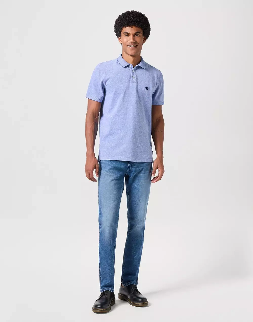 WRANGLER RIVER TREASURES MĘSKIE SPODNIE JEANSOWE JEANSY DŻINSY BLUE 112350858 W17T018015