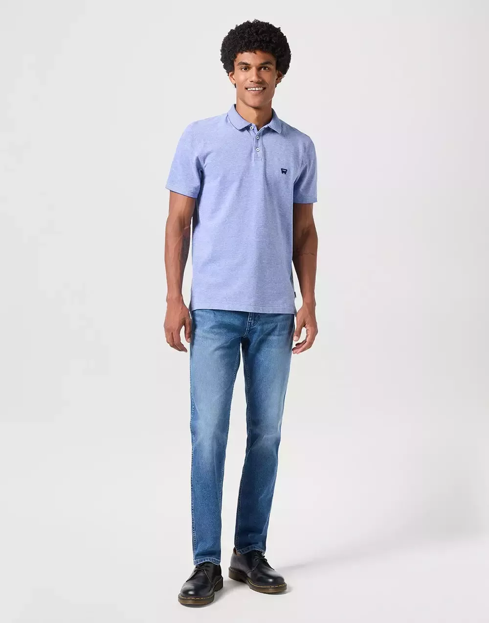 WRANGLER RIVER TREASURES MĘSKIE SPODNIE JEANSOWE JEANSY DŻINSY BLUE 112350858 W17T018015